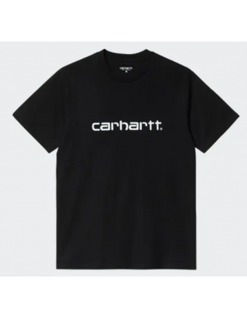 Carhartt WIP Script T-shirt - Black / White - T-Shirt Homme - Miniature Photo 1