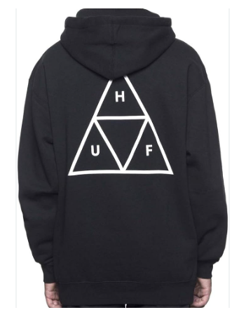 HUF Set TT P/O Hoodie - Black - Men's Sweatshirt - Miniature Photo 2