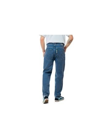 Homeboy X-tra Baggy - Denim Washed Blue - Men's Pants - Miniature Photo 2