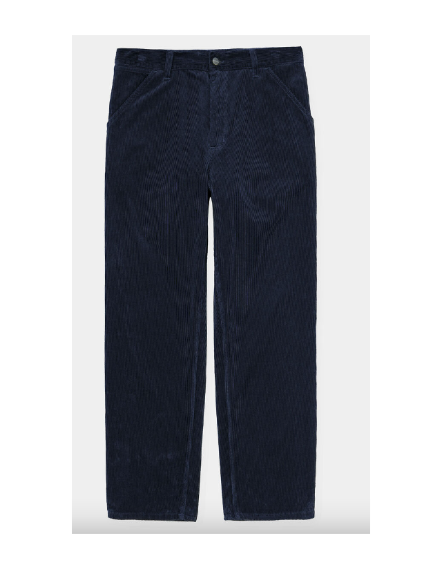 Carhartt Wip Simple Pant Cord - Dark Navy - Heren Broeken  - Cover Photo 2