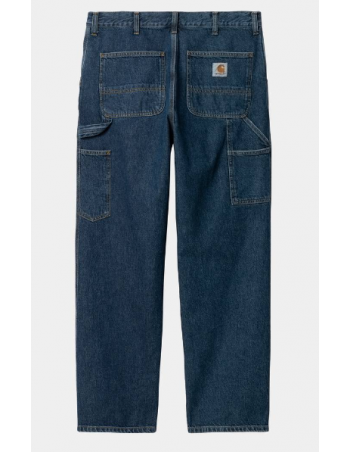 Carhartt WIP Single Knee Pant - Blue Stone Washed - Men's Pants - Miniature Photo 1