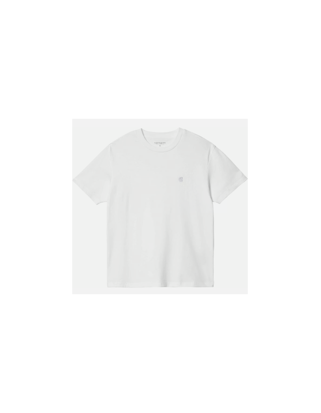 Carhartt Wip W' Casey T-Shirt - White / Silver - Damen T-Shirt  - Cover Photo 1
