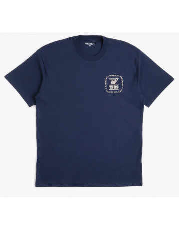 Carhartt Wip Stamp State T-Shirt - Blue/Grey - Product Photo 1