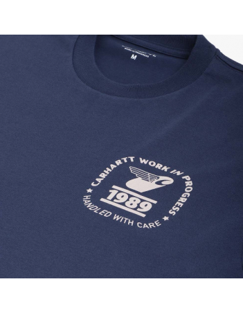 Carhartt WIP Stamp state t-shirt - Blue/grey - Men's T-Shirt - Miniature Photo 3