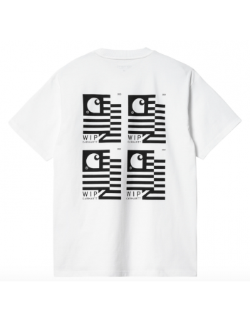 Carhartt WIP Stamp state t-shirt - White/black