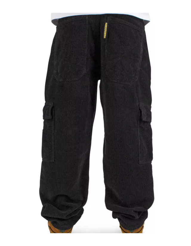 Homeboy X-Tra Space Cord Pants - Black - Men's Pants  - Cover Photo 2