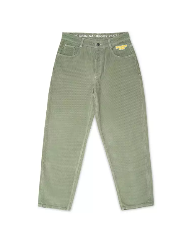 Homeboy X-Tra Baggy Cord - Olive - Men's Pants  - Cover Photo 4