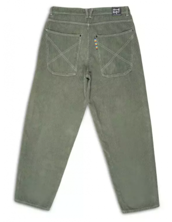 Homeboy x-tra Baggy cord - Olive - Men's Pants - Miniature Photo 5