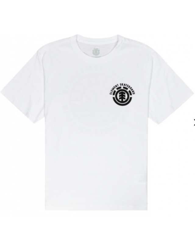 Element Gret Outdoor T-Shirt - Optic White - T-Shirt Enfant  - Cover Photo 1