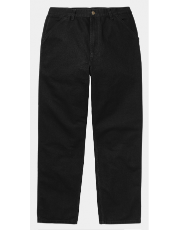 Carhartt Wip Single Knee Pant - Black Rinsed - Product Photo 2