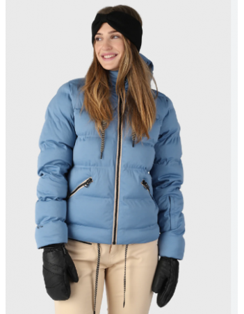 Brunotti Nikko Women Puffer Snow Jacket - Steel Blue - Damen Ski- & Snowboardjacke - Miniature Photo 1