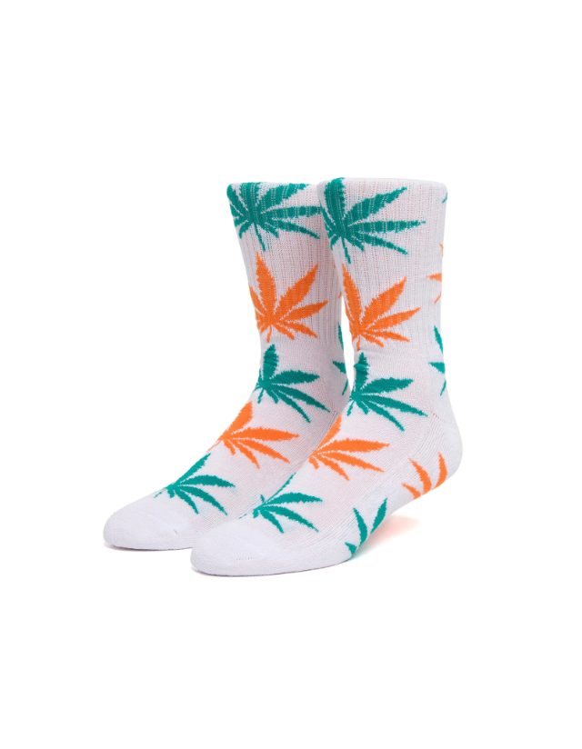 Huf Plantlife Sock  - White - Socks  - Cover Photo 1