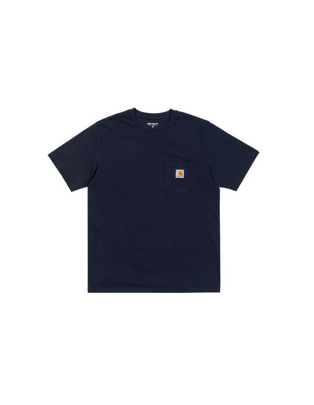 Carhartt Wip Pocket T-Shirt - Dark Navy - Men's T-Shirt  - Cover Photo 2