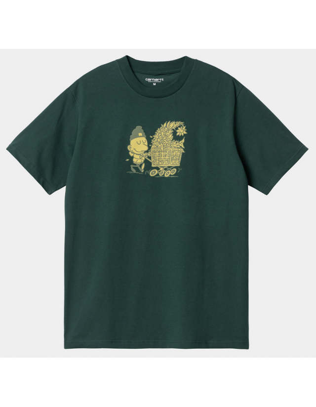 Carhartt Wip Shopper T-Shirt - Discovery Green - T-Shirt Homme  - Cover Photo 1