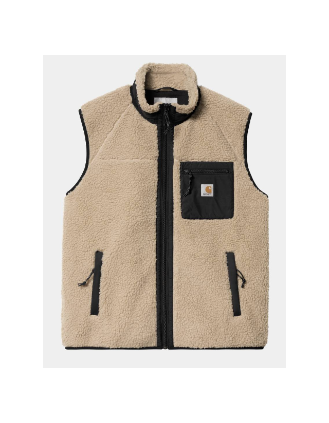 Carhartt Wip Prentis Vest Liner - Wall / Black - Man Jacket  - Cover Photo 1
