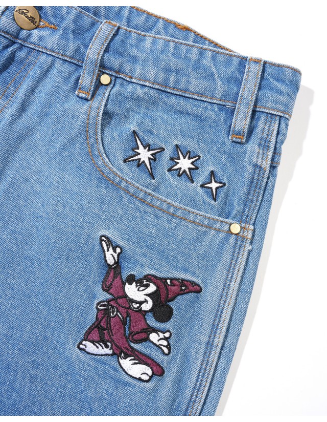 Butter X Disney Fantasia Baggy Denim Jeans Washed Indigo - Men's Pants  - Cover Photo 4