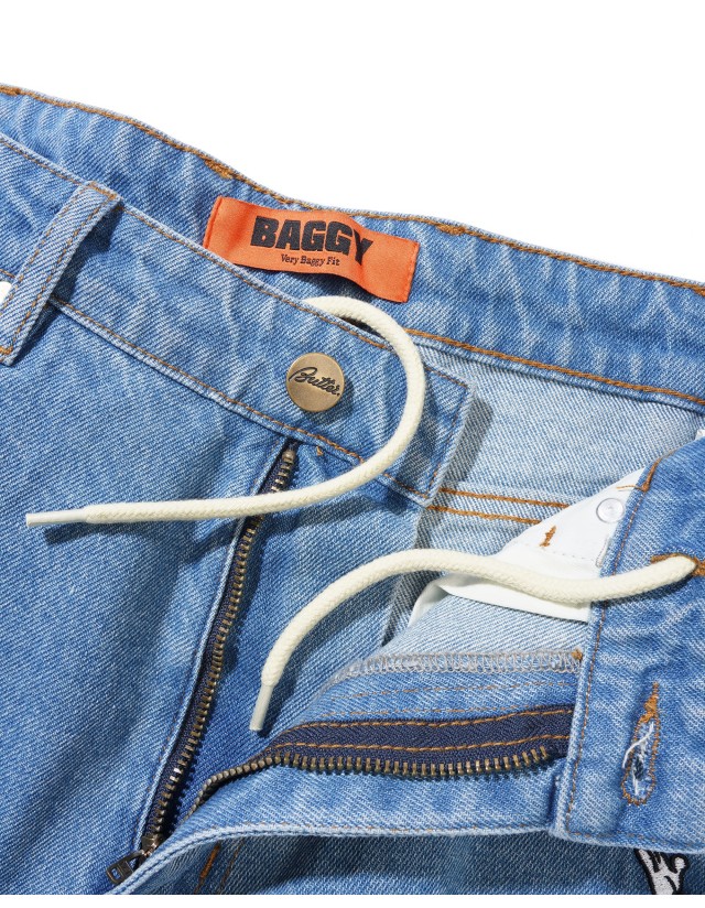 Butter X Disney Fantasia Baggy Denim Jeans Washed Indigo - Men's Pants  - Cover Photo 5
