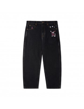 Butter X Disney Fantasia Baggy Denim Jeans Washed Black - Product Photo 1