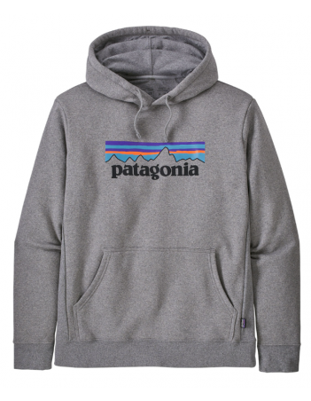 Patagonia P-6 Logo Uprisal Hoody - Gravel heather