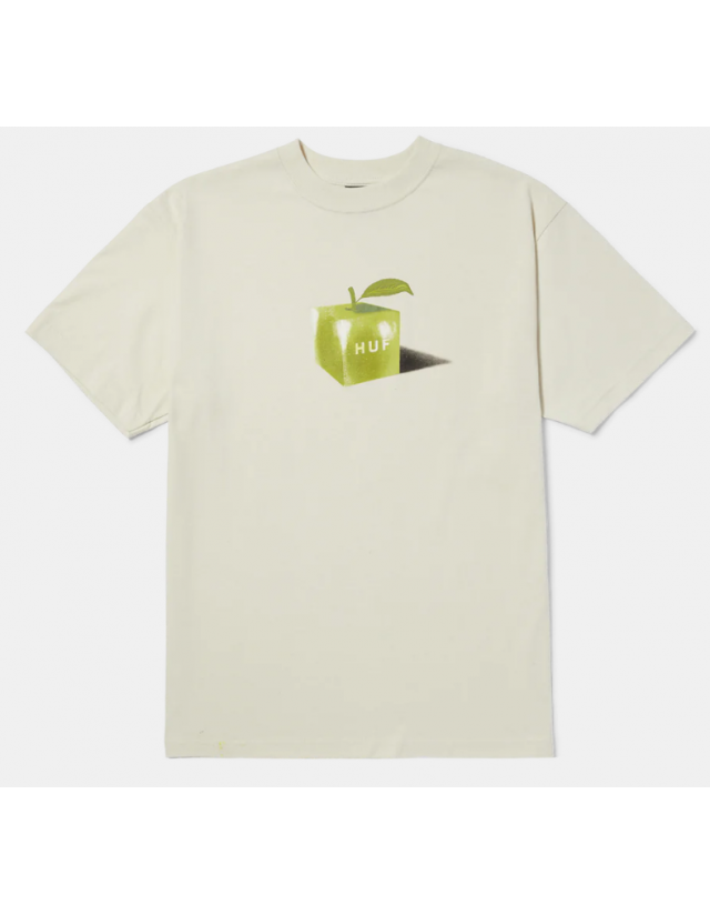 Huf Apple Box T-Shirt - Bone - Men's T-Shirt  - Cover Photo 1