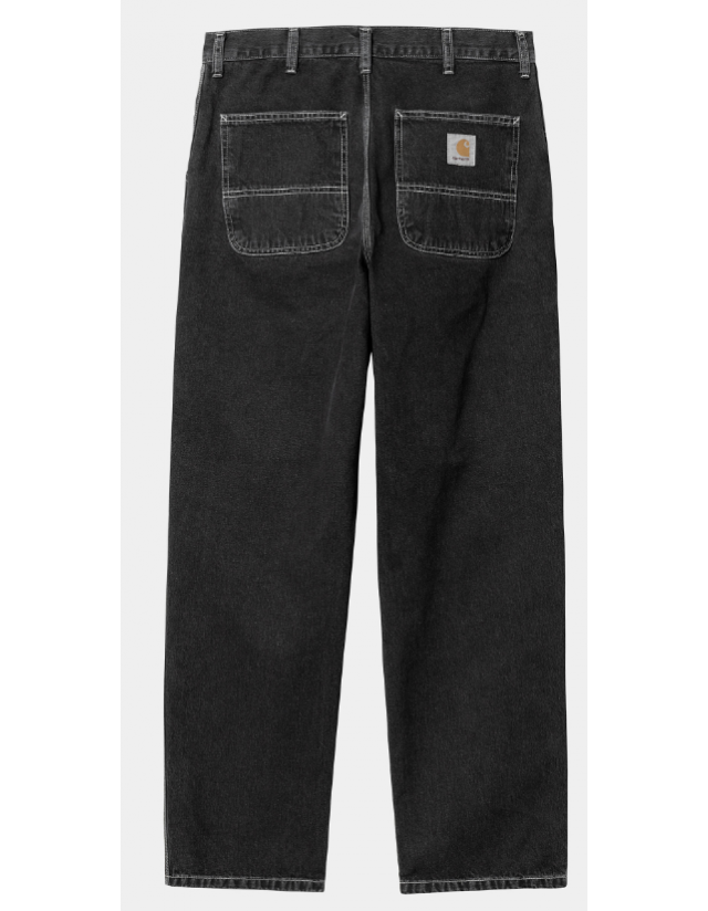 Carhartt Wip Simple Pant - Black Stone Washed - Men's Pants  - Cover Photo 2