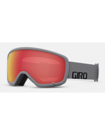 Giro Goggle Stomp Grey wordmark Amber scarlet - Ski- En Snowboardbrillen - Miniature Photo 1