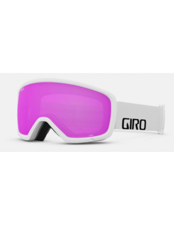 Giro Goggle Stomp White Wordmark Amber Pink - Product Photo 1