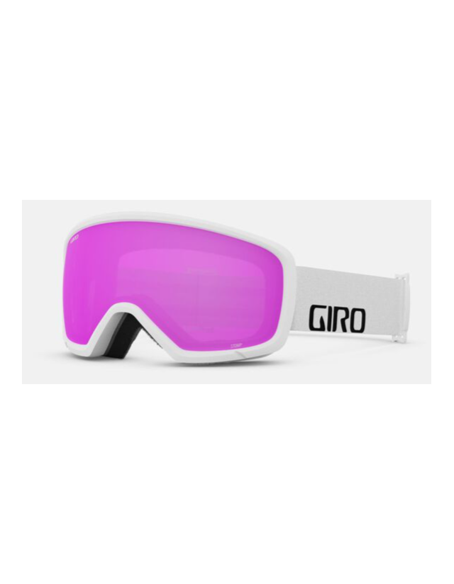 Giro Goggle Stomp White Wordmark Amber Pink - Masque Ski & Snowboard  - Cover Photo 1