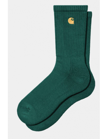 Carhartt Wip Chase Socks - Chervil / Gold - Product Photo 1