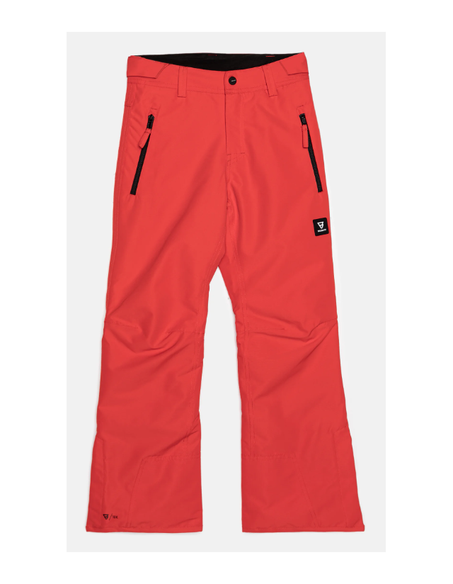 Brunotti Footraily Boys Snow Pants - Risk Red - Boy's Ski & Snowboard Pants  - Cover Photo 2