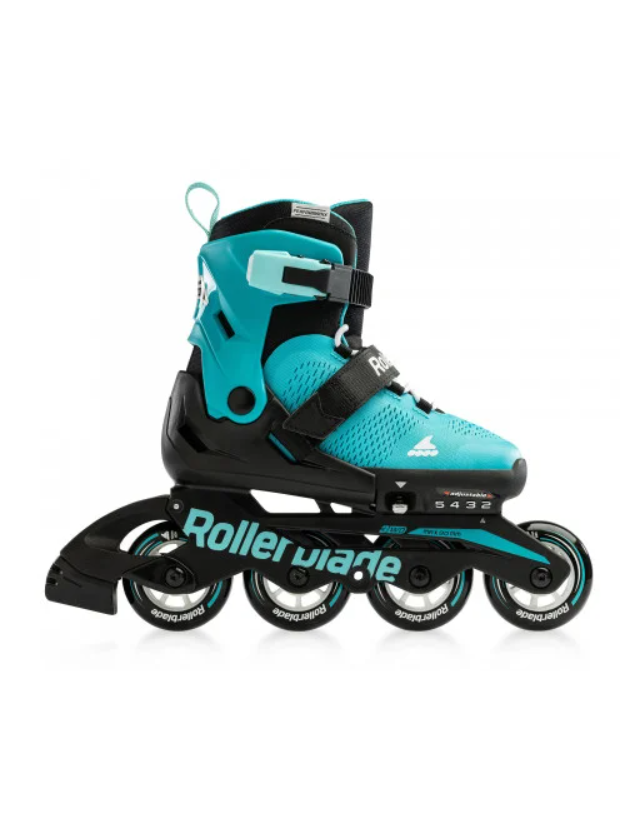 Rollerblade Microblade Youth - Aqua / Black - Rollers Enfant  - Cover Photo 1