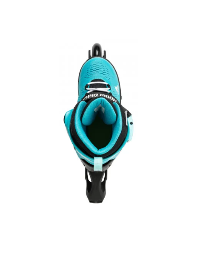 Rollerblade Microblade Youth - Aqua / Black - Childrens Rollerblades  - Cover Photo 3