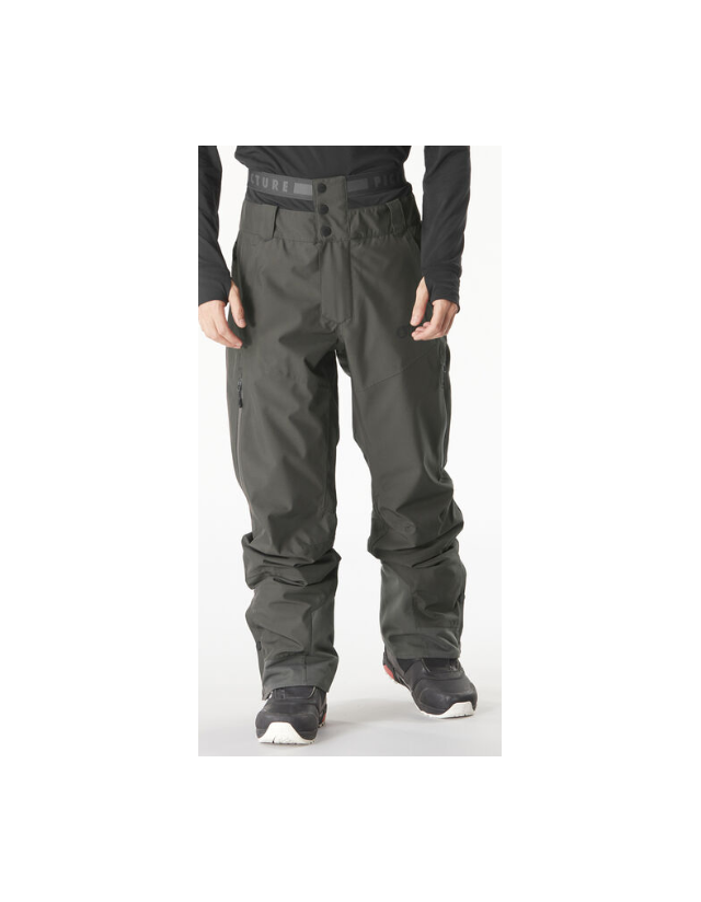 Picture Organic Clothing Object Pant - Raven Grey - Pantalon Ski & Snowboard Homme  - Cover Photo 1