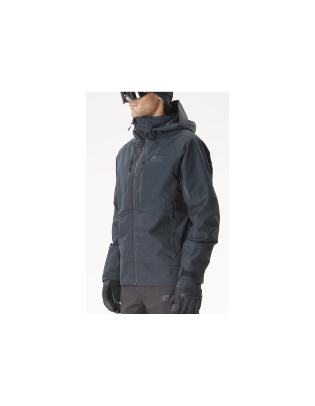 Picture Organic Clothing Goods Jacket - Dark Blue - Men's Ski & Snowboard Jacket  - Cover Photo 3