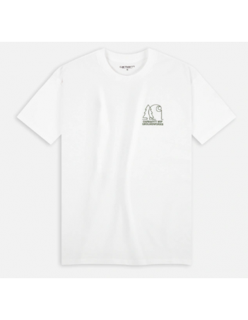 Carhartt WIP Groundworks T-shirt - White - Men's T-Shirt - Miniature Photo 1
