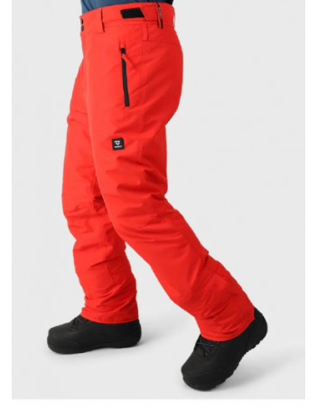 Brunotti Footrail Men Snow Pant - Risk Red - Pantalon Ski & Snowboard Homme - Miniature Photo 2