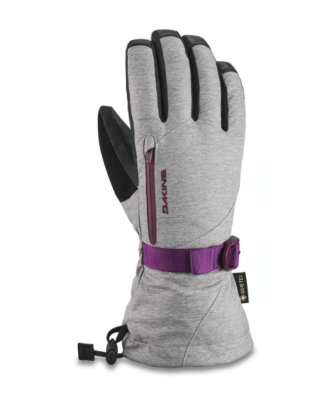Dakine Leather Sequoia Gore-Tex Glove - Silver Grey - Ski & Snowboard Gloves  - Cover Photo 1
