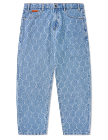 Butter Goods Chain Link Denim Jeans washed indigo - Men's Pants - Miniature Photo 1