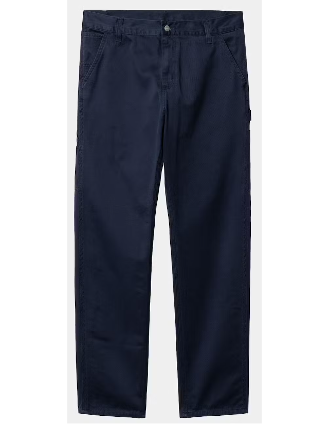 Carhartt Wip Single Knee Pant - Blue - Men's Pants  - Cover Photo 2
