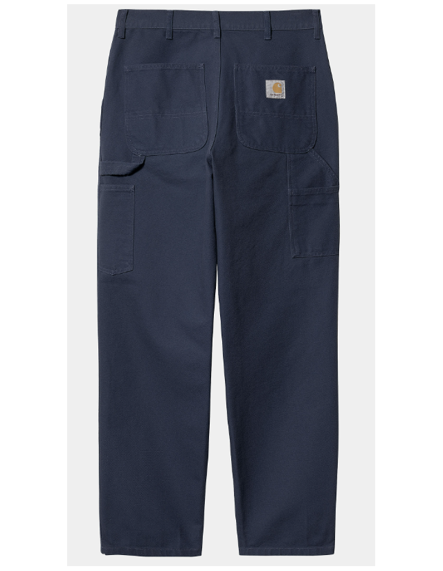 Carhartt Wip Single Knee - Blue Rinsed - Men's Pants  - Cover Photo 1
