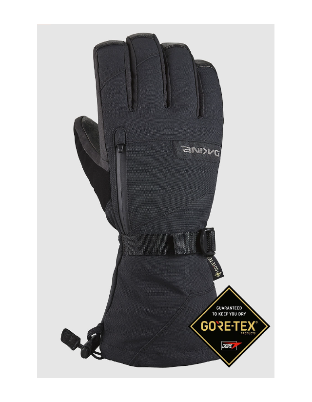 Dakine Leather Titan Gore-Tex Gloves – Black - Ski & Snowboard Gloves  - Cover Photo 1