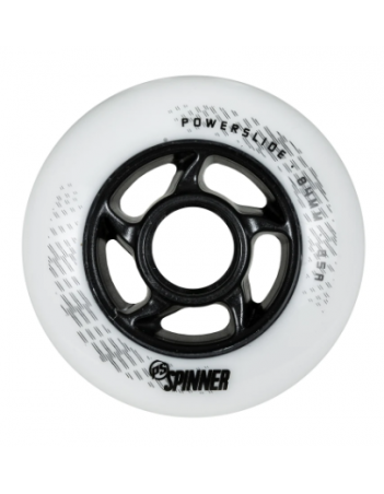 Powerslide Wheels Spinner 84mm / 85A - 4pack - Rollerblades Räder - Miniature Photo 2