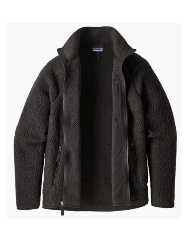 Patagonia Men's Retro Pile Jacket - Black - Veste Homme  - Cover Photo 2