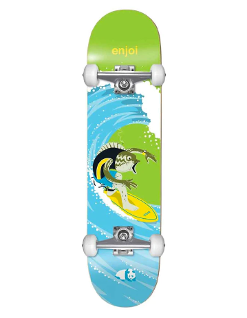 Enjoi Surfs Up Skateboard Green 8.25 - Product Photo 1