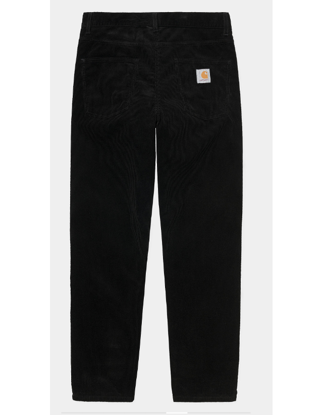 Carhartt Wip Newel Pant Cord - Black - Pantalon Homme  - Cover Photo 1