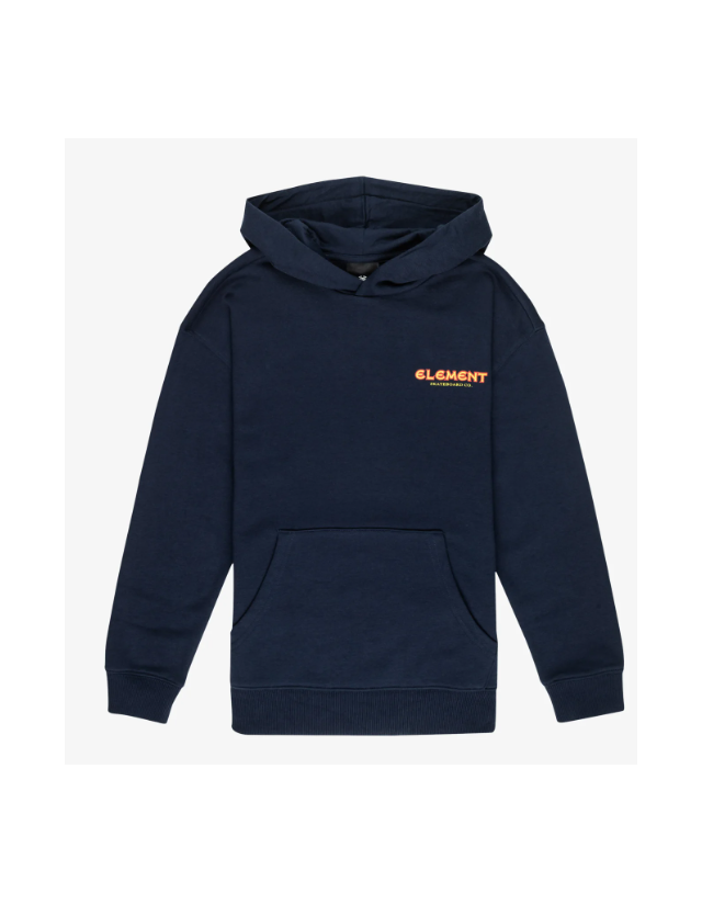 Element Galactica Hood Youth - Eclipse Navy - Sweat Enfant  - Cover Photo 2
