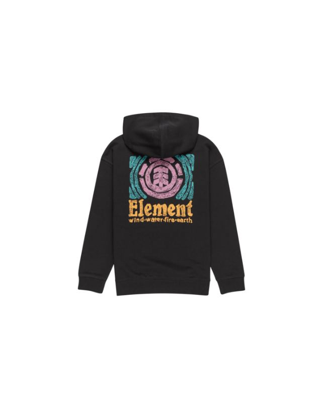 Element Volley Hood Youth - Off Black - Sweat Enfant  - Cover Photo 1