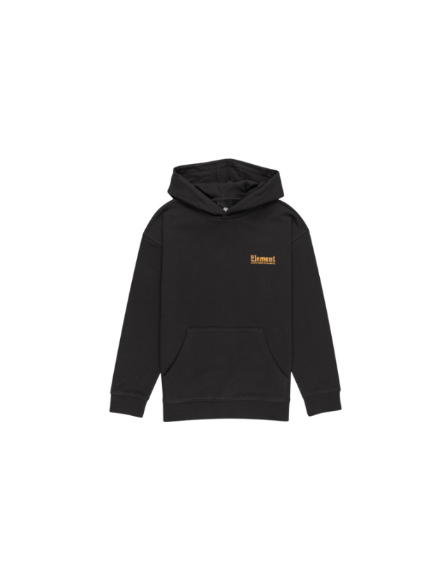 Element Volley Hood Youth - Off Black - Sweat Enfant  - Cover Photo 2