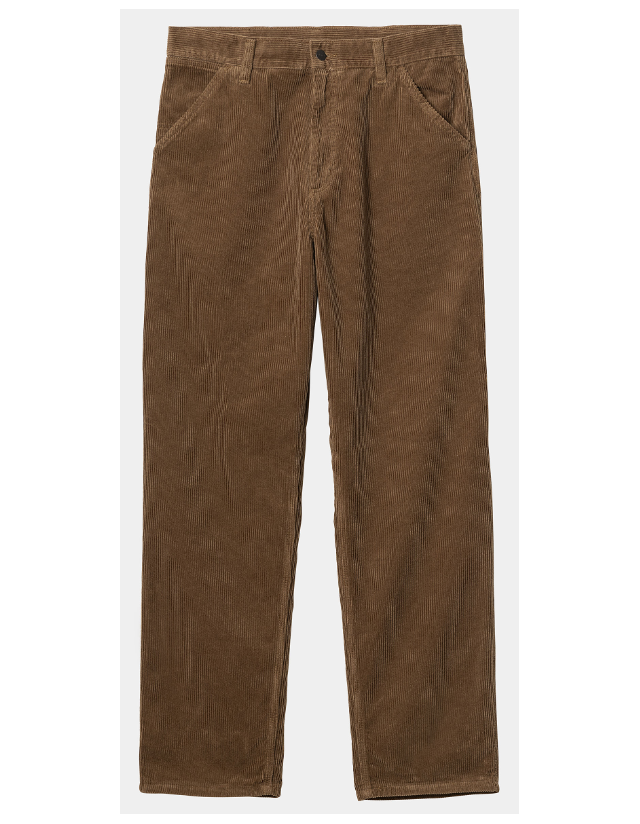 Carhartt Wip Single Knee Pant Cord - Tamarind - Men's Pants  - Cover Photo 2