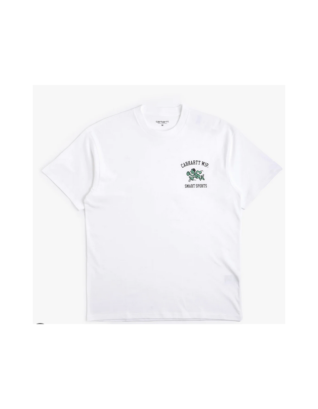Carhartt Wip Smart Sports - White - Herren T-Shirt  - Cover Photo 1